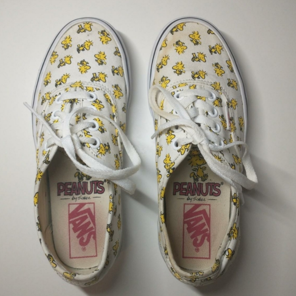 Peanuts Charlie brown snoopy vans shoes w5